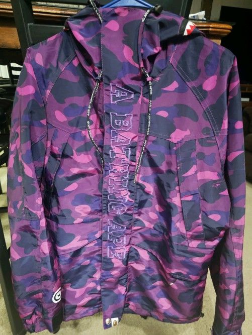 Bape Purple Shark Snowboard Jacket