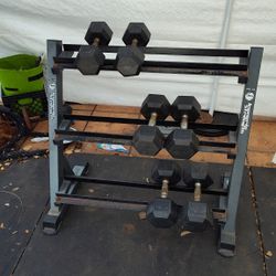 Dumbbells + Rack!