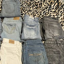 23/00 Women's Jeans Bundle (7 PAIRS) Abercrombie/Hollister