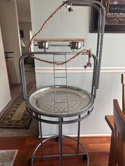 Mobile bird perch