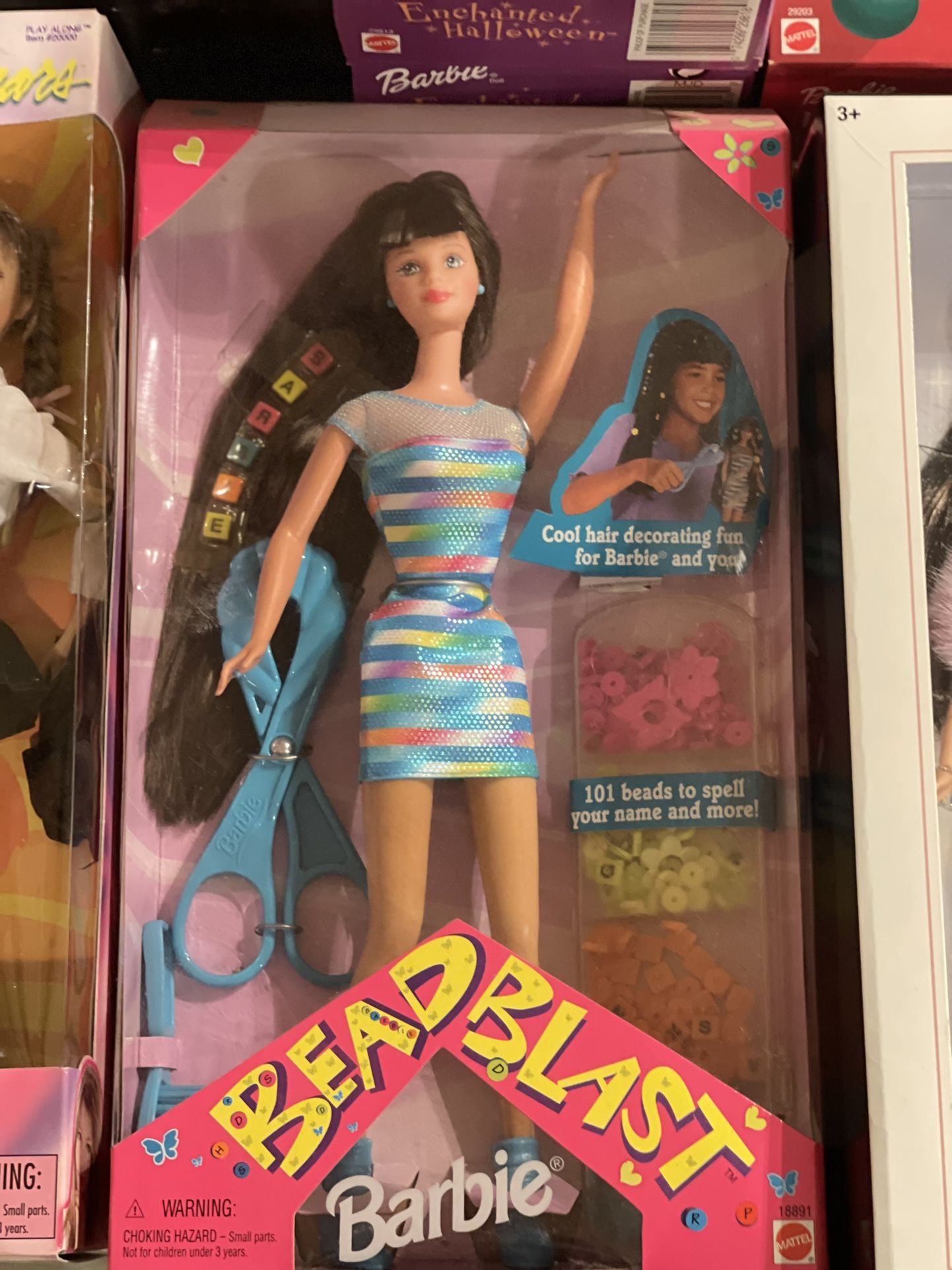 Bead Blast Barbie , Brunette 