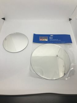 Two round mirrors