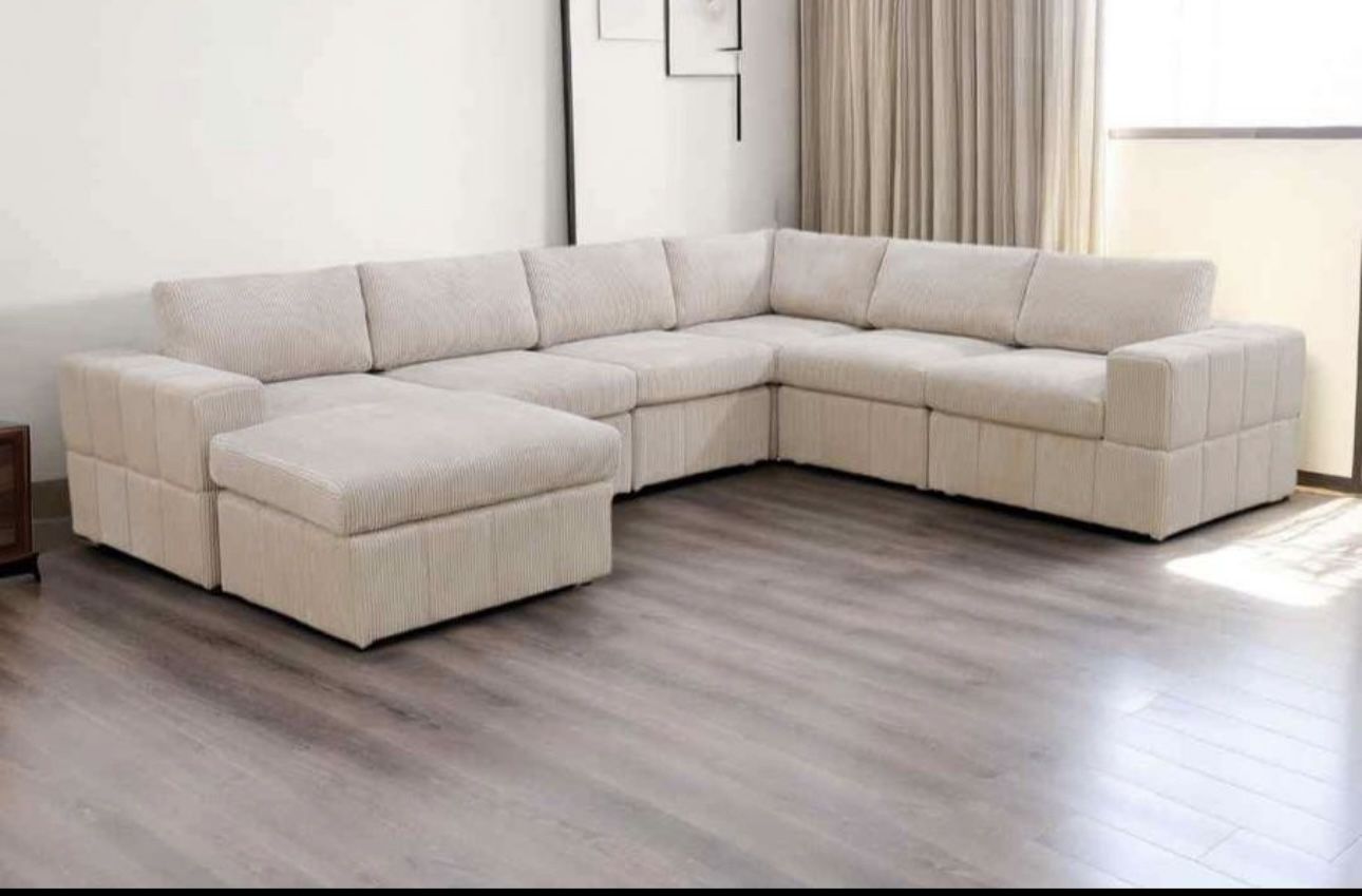 CLOUD sectional Couch And Ottoman