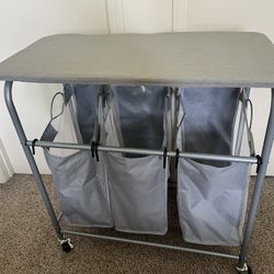 3 Bin Laundry Hamper Opening Top