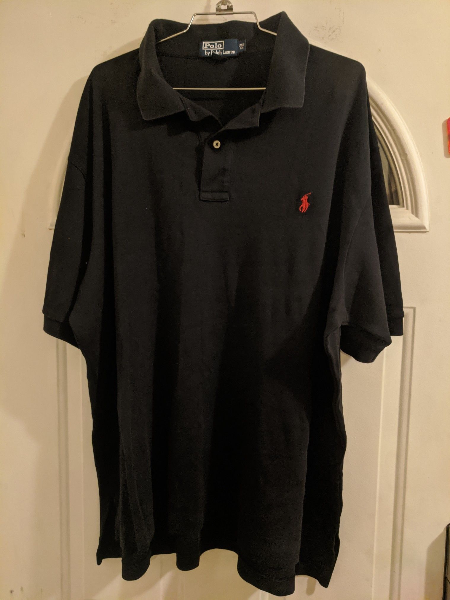 Men's Ralph Lauren Shirt Size Tallx2 New No Tags Black Color