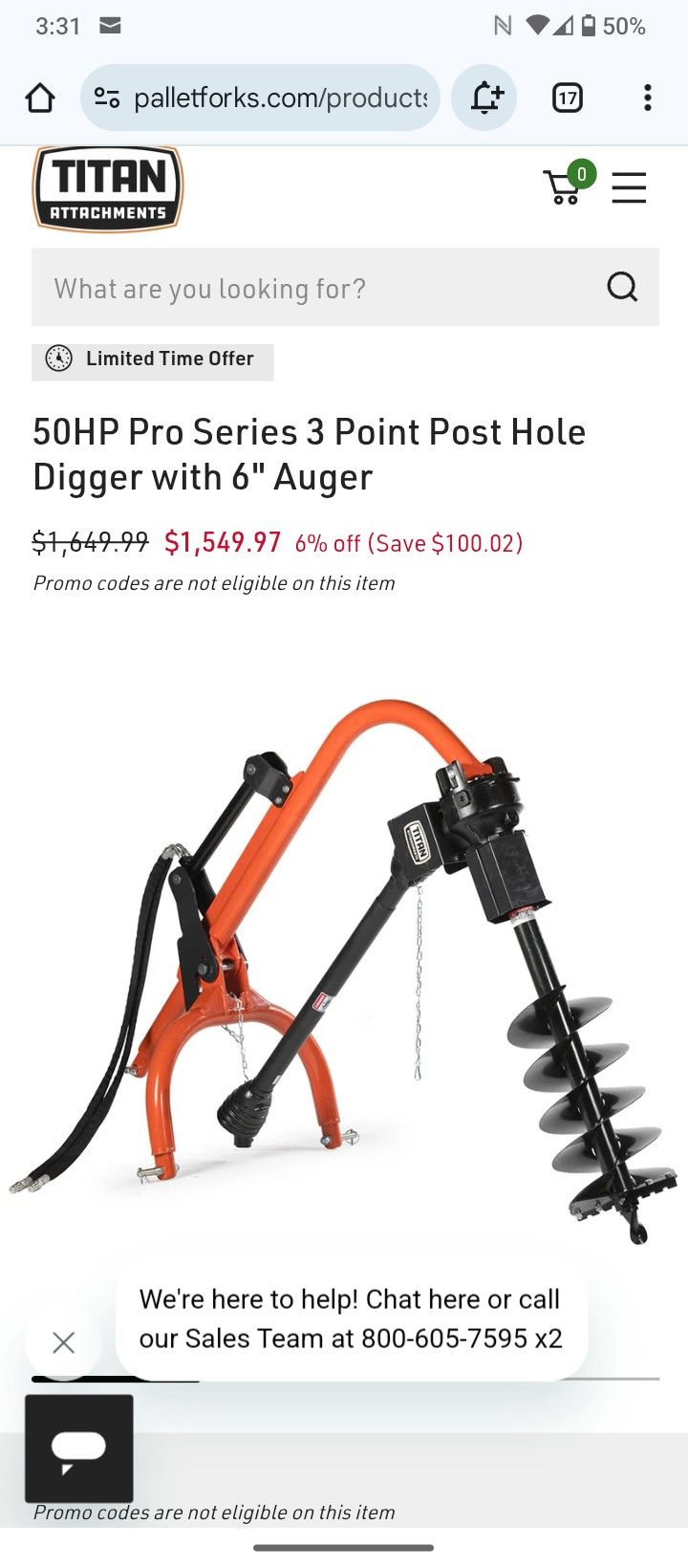 Auger For PTO