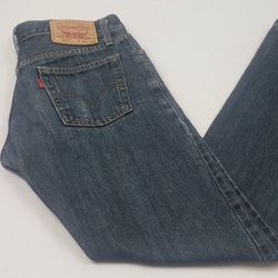 Levi's 527 Mens 29x32 Blue Jeans Low Boot Cut 100% Cotton Medium Wash