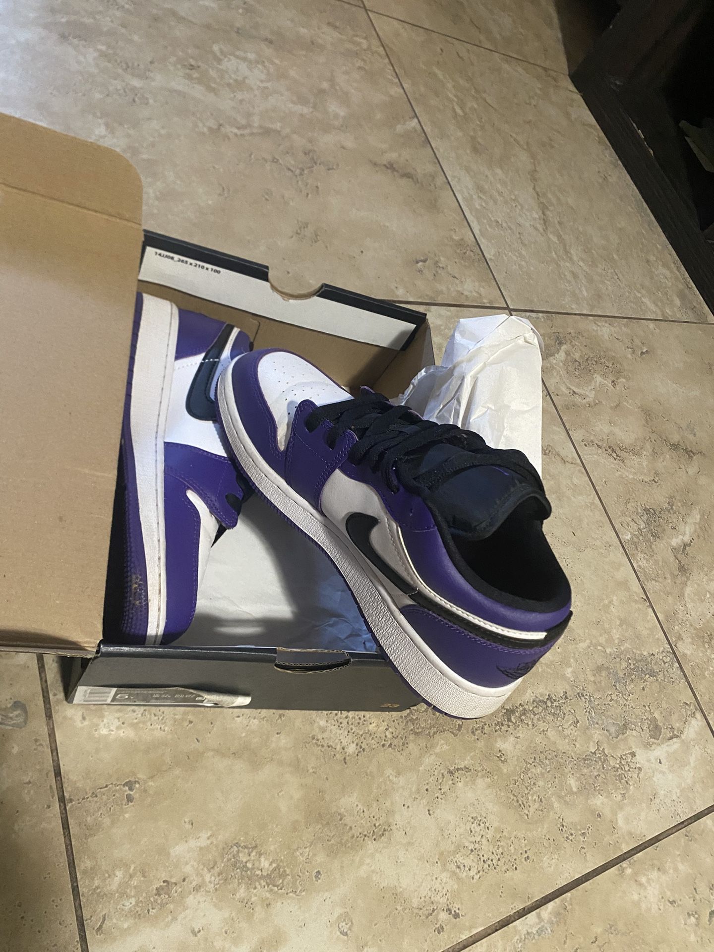Purple Jordan 1 Lows