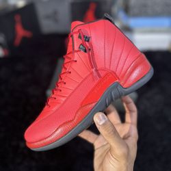 “Angry Red” Jordan 12s 8/M, 9.5/W 😡