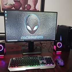 DELL ALIENWARE X51 Intel core i5 gaming desktop computer.  Windows 10.  Good working condition.  2.70 GHz.  1. 50 Tbite Hard drive.   DVD reader.  ASU