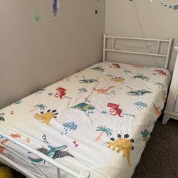 Twin Size Bed  With Mattress 
