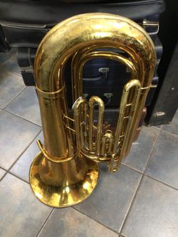 King 1140 Clear Lacquer Plated 3/4 Tubas
