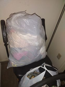 Bags of juniors/women clothes