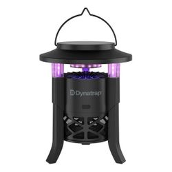 Dynatrap Outdoor Bug Trap 1/4 Acre UV LED Light Mosquito, Fly, Gnat, Moth, Wasp Trap, Chemical-Free Bug Zapper Alternative, Rechargeable and Portable 