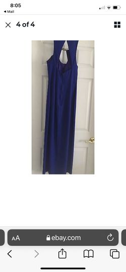 Faviana Navi Blue Dress Size 3/4