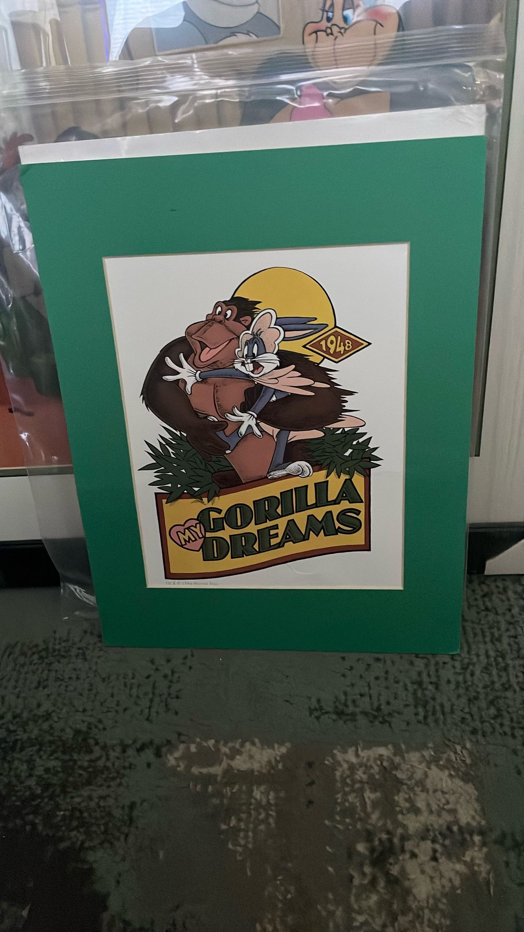 “Gorilla My Dreams” Litho Print Bugs Bunny
