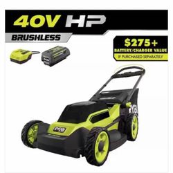 Lawn Mover Ryoby 40volt Batería Y Cargador !!