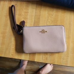 Coach Double Zipper Purse