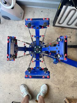 Desktop 4 Color Silk Screen Printing Machine