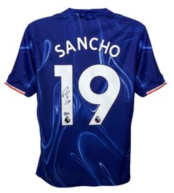 Jadon Sancho Signed Chelsea Jersey (Beckett)