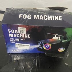 Fog Machine with LED Lights Disco