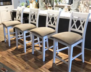 COUNTER STOOLS SET OF 4