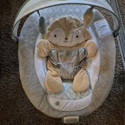 Ingenuity InLighten Baby Bouncer Fox Seat