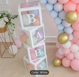 Transparent balloon boxes