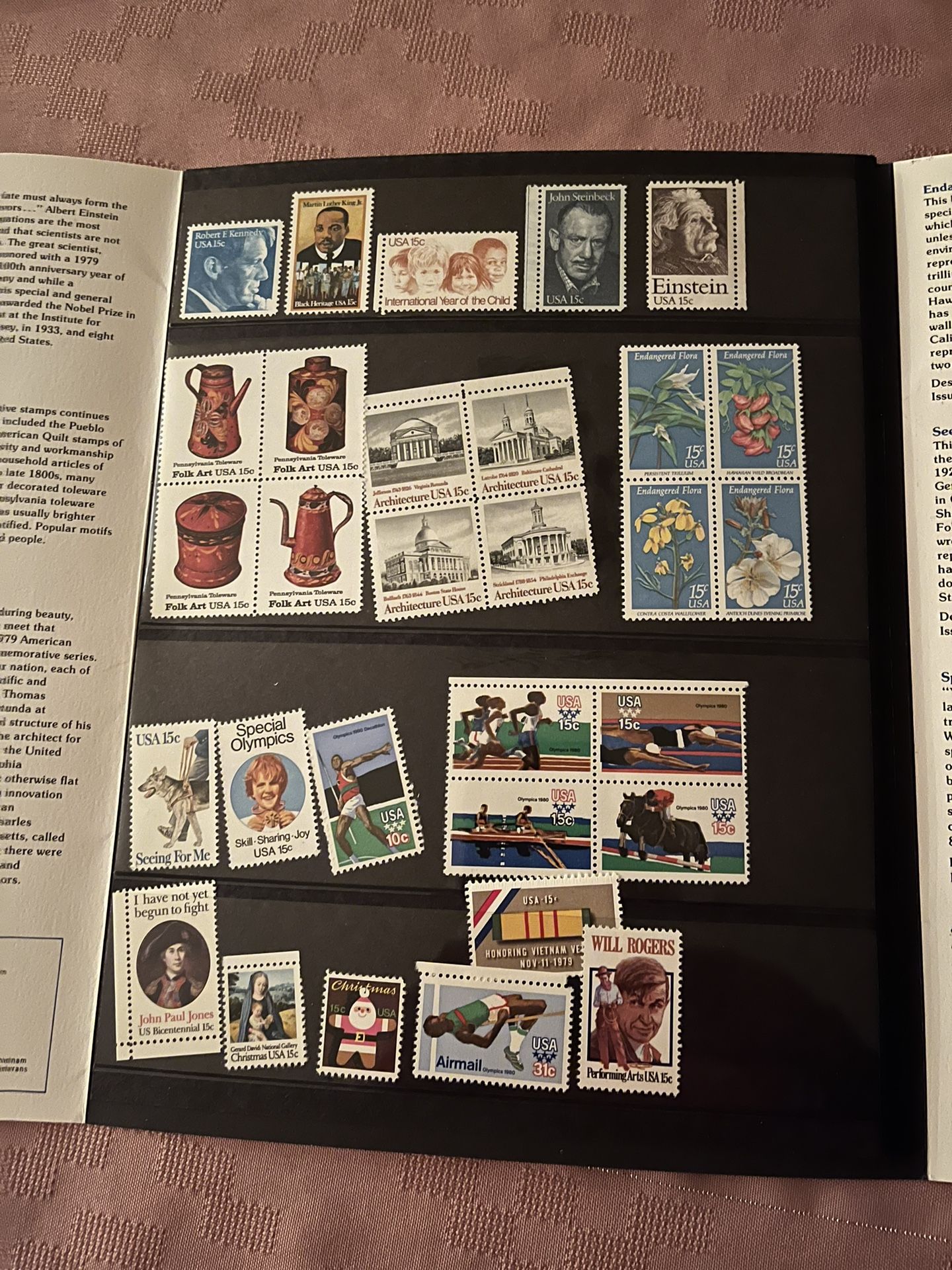 Stamps, 1979 United States Postal Service Commemorative Mint Set