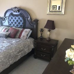 Bed , (1) Nightstand, Chest 