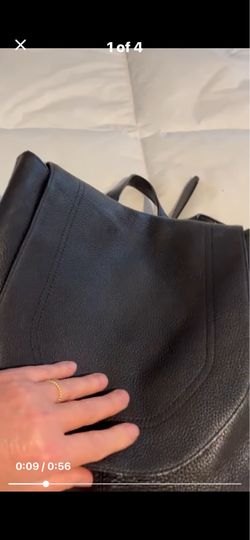 Soft black Sanctuary Leather bag/backpack