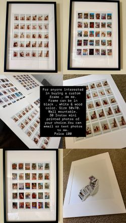 Custom Instax Mini Photo Frames