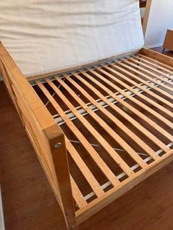 Cama de Madera Maciza Tamaño Full - Modelow IKEA TARVA (Solo Estructura)