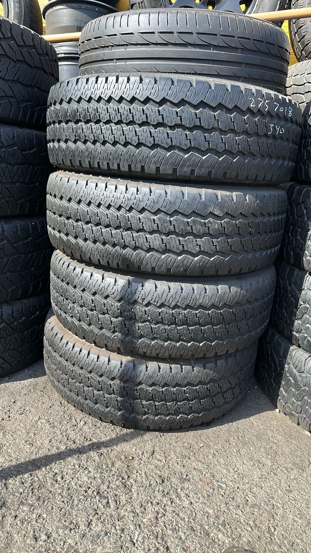 Used Tires 275/70/18