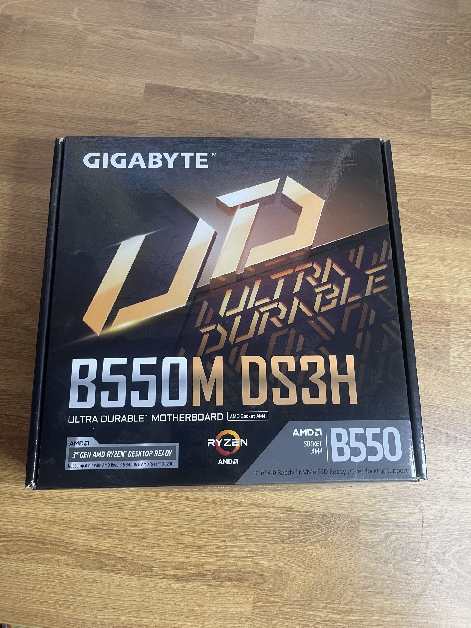 Gigabyte AM4 Motherboard B550M DS3H