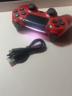🎮 NEW Wireless PS4 Controller (RED) w/ Cable