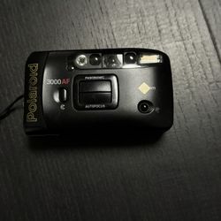 Polaroid 3000AF 35mm Camera Panoramic Auto Focus - Works - FILM TESTED!