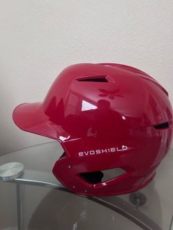 EvoShield Red Gloss Batting Helmet M/L