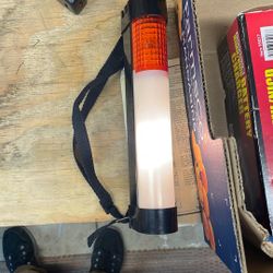 Vintage Globalite Auto Vehicle Emergency Blinker Standing Flashlight
