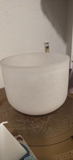 8 In Crystal Sound Bowl 432 hz Heart Chakra