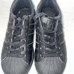 Adidas Superstars Size 11 and Adidas Slides Size 11