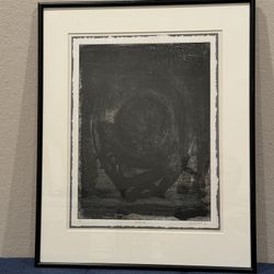 FREIDA VREDAPARIS (1928-) Surrealist 1960 Collagraph Print "ASTRACTO" Sgd. 1/10