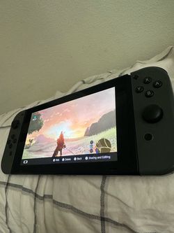 Nintendo Switch black with Nintendo case