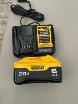 Dewalt 6AH battery and 4AH Charger