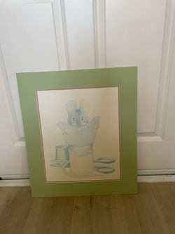 Vintage Beatrix Potter "The Tailor Mouse" Framed Art Print – The Tailor of Gloucester Nursery Wall Decor