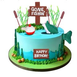 Fishing Cake Topper 