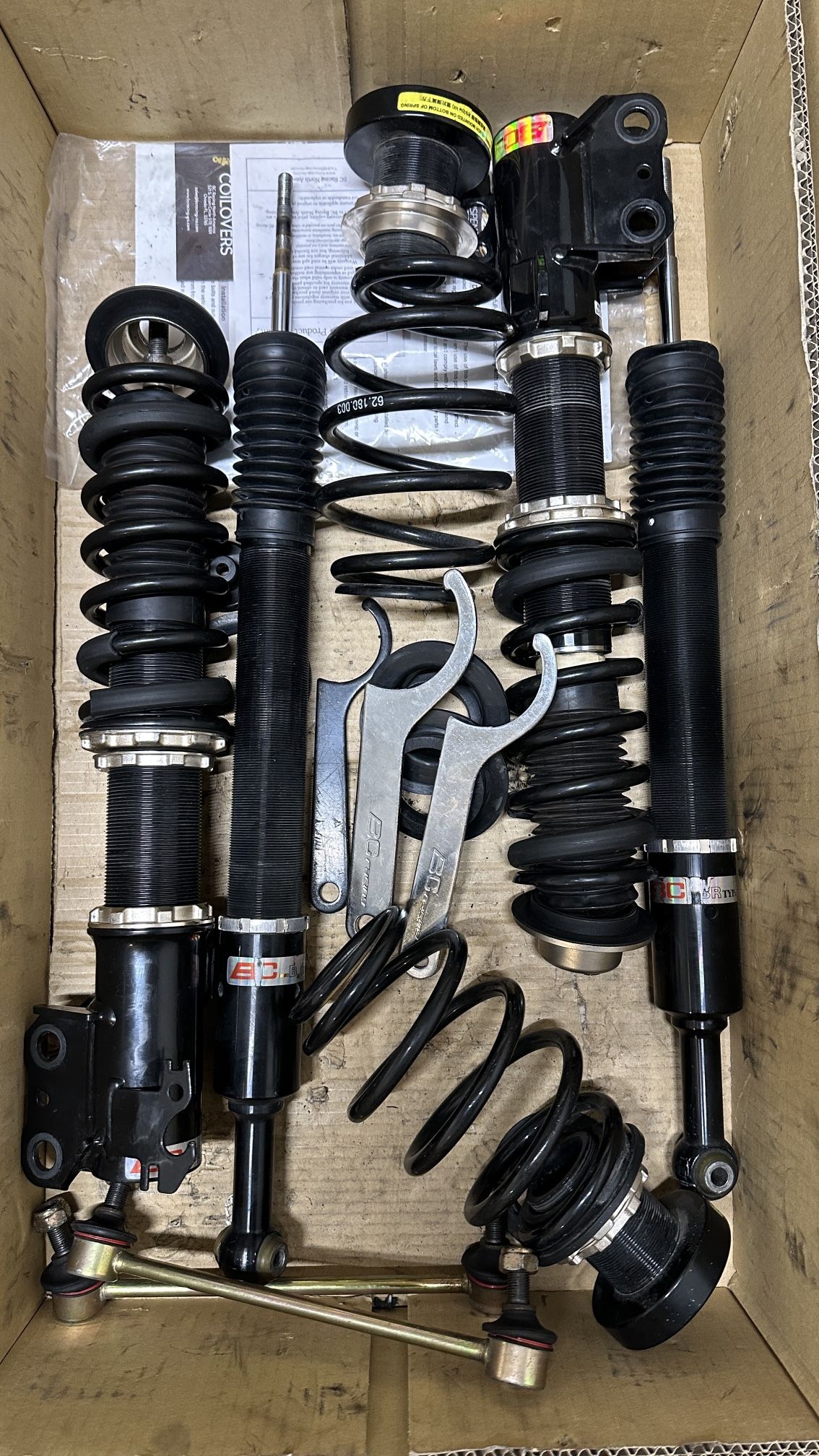 Toyota Yaris Scion xD BC Racing Coilovers