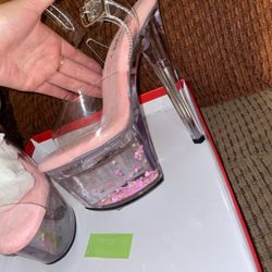 Stripper Shoes My Wife Didn't Like Them For Idk What Reason There Brand New Never Been Worn Size 6 In Woman
