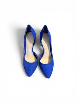 Jessica Simpson Blue Suede Heels