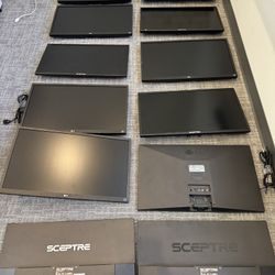 Monitors (Sceptre and LG) 